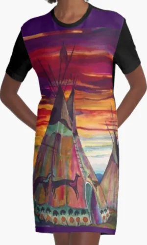 Cowgirl Kim Teepee Graphic Tee Dress Cowgirl Kim Teepee Graphic Tee Dress