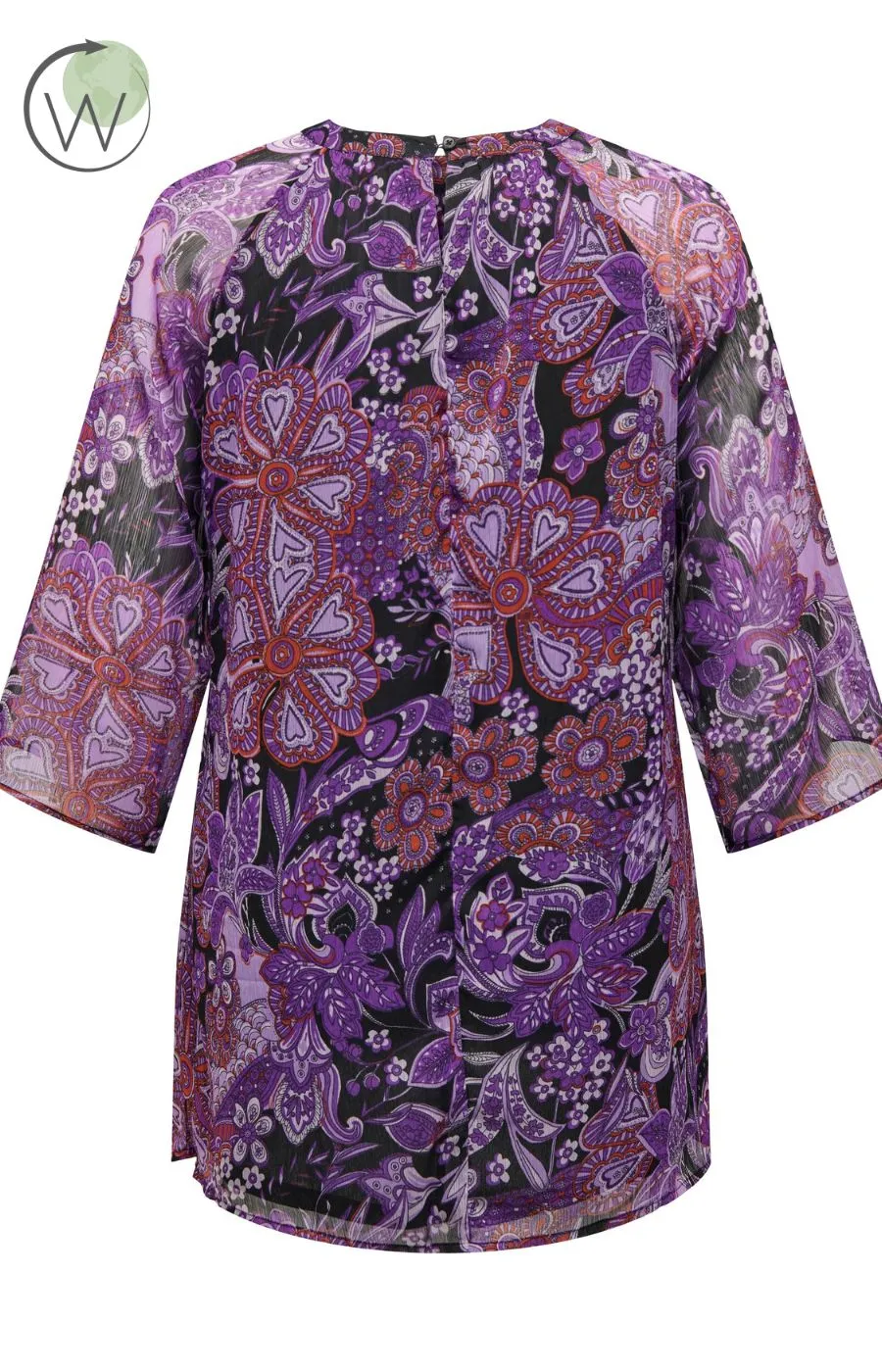 Only Carmakoma Lavender Paisley Blouse