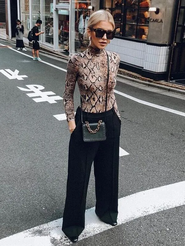 Popular Pattern Wrap Jumpsuits